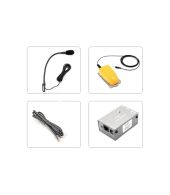 Avair AV-MFV-8 handsfree set met voetpedaal PTT RJ45 Kenwood mobilofoons