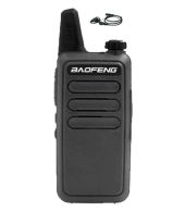 Baofeng BF-R5 dunne uhf mini portofoon 5 watt met D-shape oortje