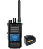 Caltta PH660 UHF DMR IP68 4Watt GPS, Bluetooth met display en tafellader 