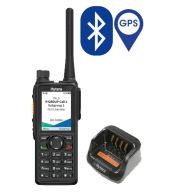 Hytera HP785G DMR VHF IP68 5Watt met GPS, Man Down, Bluetooth en tafellader