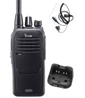 Icom IC-F29DR3 Digitaal portofoon met beveiliging headset