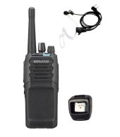 Kenwood NX-1300DE3 UHF DMR IP54 5Watt Portofoon met tafellader en beveiligingoortje