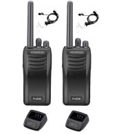 Set van 2 stuks Kenwood TK-3501 met beveiliging oortje en tafelladers