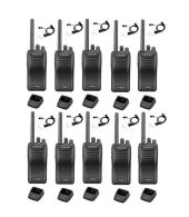 Set van 10 stuks Kenwood TK-3501 met beveiliging oortje en laders