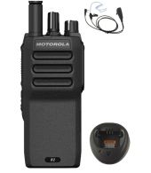 Motorola R2 UHF DMR Digitaal IP55 5Watt met tafellader en beveiliging oortje