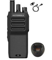 Motorola R2 UHF DMR Digitaal IP55 5Watt met tafellader en D-shape oortje