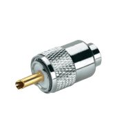 PL Male PL-5 Connector Soldeer voor 5mm kabels