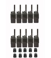 Set van 10 Motorola DP2400E Enhanced UHF DMR IP54 5watt met tafellader