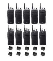 Set van 10 Icom IC-F29DR3 Digitaal DPMR en PMR446 IP67 portofoons