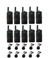 Set van 10 TYT TC-555 UHF 2Watt compacte Portofoons