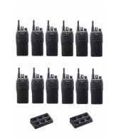 Set van 12 Icom IC-F29SR2 UHF PMR446 IP67 Waterdicht met multilader