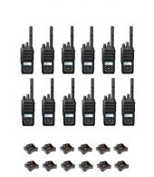 Set van 12 Motorola R5 UHF DMR IP67 LKP 5 Watt met tafellader 