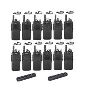 Set van 12 stuks TYTERA MD-680 DMR portofoons met 2 multiladers en D-shape oortje