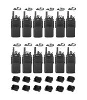 Set van 12 stuks TYTERA MD-680 DMR portofoons met D-shape oortje