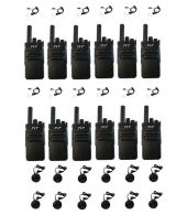 Set van 12 TYT TC-555 UHF 2Watt compacte Portofoons met beveiliging oortje