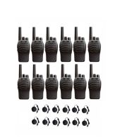 Set van 12 TYT TC-666 UHF 2Watt Portofoons