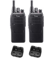 Set van 2 Icom IC-F29SR2 UHF PMR446 IP67 Waterdicht 