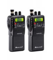 Set van 2 Midland Alan 42DS 27mc Portofoon 4 Watt FM/AM