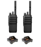 Set van 2 Motorola R5 UHF DMR IP67 NKP 5 Watt met tafellader