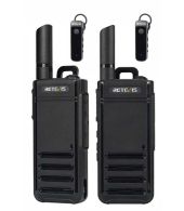 Set van 2 Retevis RB639P portofoons PMR446 met Bluetooth oortje