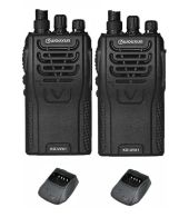 Set van 2 Wouxun KG-UVA1 Dualband VHF en UHF IP55 5Watt portofoons