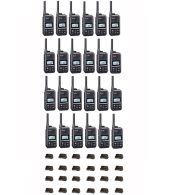 Set van 24 Icom IC-U20SR IP54 mini Portofoon met tafel lader