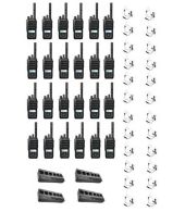 Set van 24 Motorola R5 UHF DMR IP67 LKP 5 Watt met multilader en beveiliging oortje 