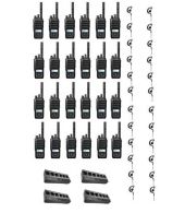 Set van 24 Motorola R5 UHF DMR IP67 LKP 5 Watt met multilader en G-shape oortje