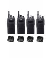 Set van 4 Icom IC-F29SR2 UHF PMR446 IP67 Waterdicht 