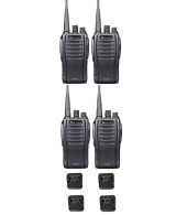 Set van 4 Midland G10 Pro UHF PMR446 Portofoon met tafellader