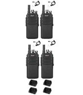 Set van 4 stuks TYTERA MD-680 DMR portofoons met beveiliging oortje