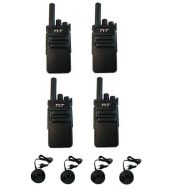 Set van 4 TYT TC-555 UHF 2Watt compacte Portofoons