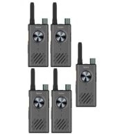 Set van 5 Hytera S1 LF vergunning vrije analoge UHF PMR446 portofoons