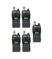 Set van 5 K-PO Panther V2 robuuste 27mc Portofoons 4Watt FM en AM 