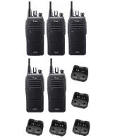 Set van 5 Icom IC-F29DR3 Digitaal DPMR en PMR446 IP67 portofoons