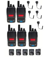 Set van 5 TTI TCB-H100e compacte 27mc Portofoons 4Watt FM en AM en speakermicrofoon