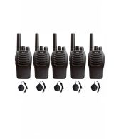 Set van 5 TYT TC-666 UHF 2Watt Portofoons