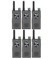 Set van 6 Hytera S1 LF vergunning vrije analoge UHF PMR446 portofoons