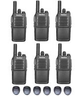 Set van 6 Inrico T526 IP54 4G LTE POC Zello Portofoons OP=OP