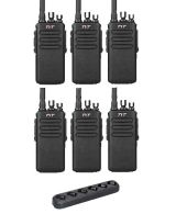 Set van 6 stuks TYTERA MD-680 DMR portofoons met multilader