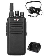 Tytera MD-680 UHF DMR 10Watt portofoon met heavy duty headset